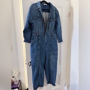 Universal Thread Blue Denim Jumpsuit